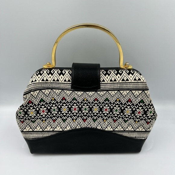 VINTAGE Boho Aztec Handbag - Picture 11 of 14
